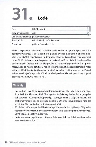 Náhled 111 nových her pro atraktivní výuku jazyků