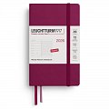 Weekly Planner & Notebook 2026 Pocket (A6) Port Red