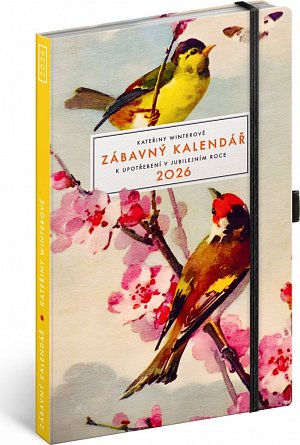 Kalendář 2026 Kateřiny Winterové - zábavný, 13 × 21 cm