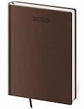 Diář 2026 týdenní A5 Soft - hnědá