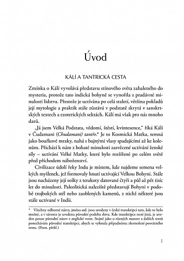 Náhled Tantrická Kálí - Mytologie, tajné techniky a rituály