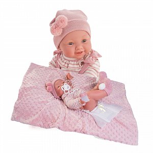 Antonio Juan 50160 MIA - mrkací a čůrající realistická panenka miminko s celovinylovým tělem - 42 cm