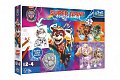 Puzzle GIANT oboustranné Skvělý tým Tlapkové patroly/Paw patrol 15 dílků v krab. 40x27cm 24m+