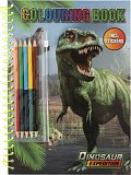 Kniha omalovánek + samolepky Dinosauři