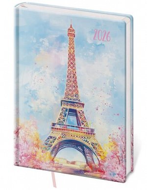 Diář 2026 denní A5 Vario Lyra - Paris