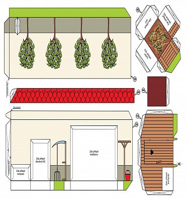 Náhled Vystřihovánky ke slepování - Statek