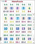 Puzzle Odčítání 0-20