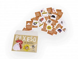 Papírové pexeso - Na dvorku