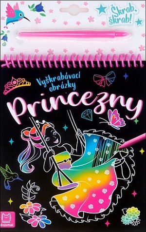 Vyškrábavací obrázky - Princezny