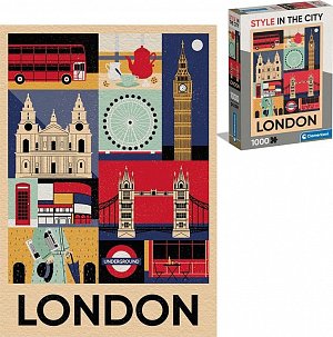 Puzzle Style in the City: Londýn 1000 dílků