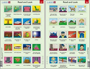 Učební puzzle MIDI - Angličtina-delší věty RA14/20 dílků (2 druhy)