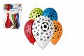 Balonky nafukovací 12" Fotbal 5 ks v sáčku