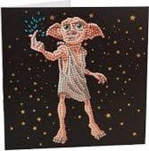 Crystal Art pohlednice - Dobby, 18x18cm