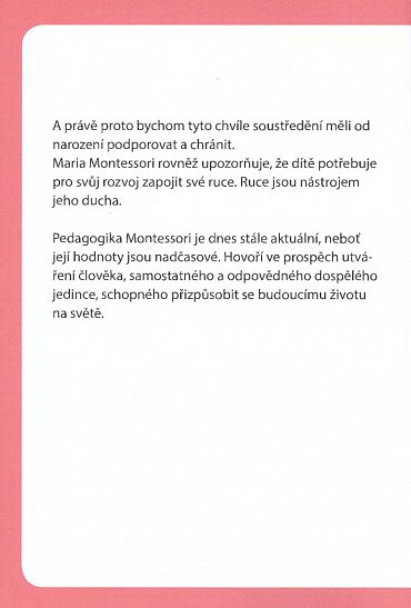 Náhled 100 vzdělávacích Montessori aktivit pro děti od 18 měsíců