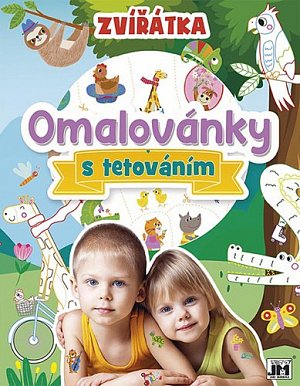 Zvířátka - Omalovánky s tetováním