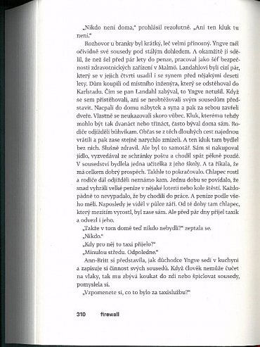 Náhled Firewall, 1.  vydání