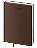 Diář 2026 denní A5 Soft - hnědá