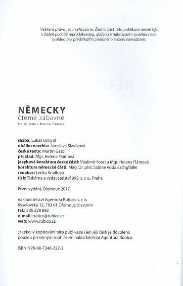 Náhled Německy čteme zábavně - zrcadlový text