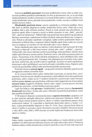 Náhled Sociální a preventivní pediatrie v současném pojetí