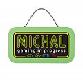 Neonová cedulka se jménem - Michal