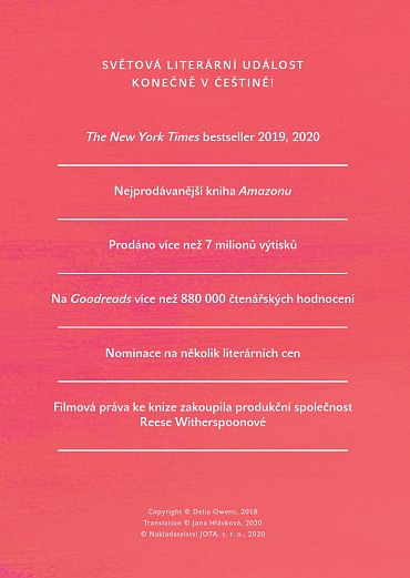 Náhled Kde zpívají raci, 1.  vydání