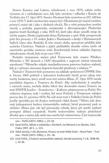 Náhled Počátky lokální železniční dopravy v severovýchodních Čechách