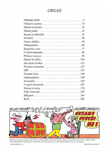 Náhled Úžasné příběhy Čtyřlístku z let 1984 - 1987 / 7. velká kniha