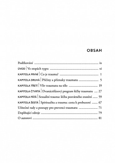 Náhled Léčba traumatu - Program probuzení moudrosti těla