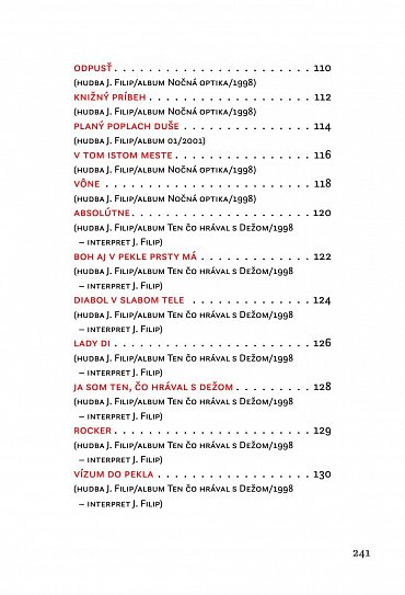 Náhled Texty (slovensky)