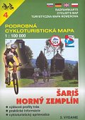Šariš Horný Zemplín 4 cyklomapa