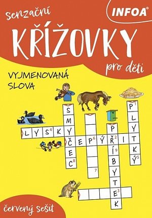 Senzační křížovky pro děti - červený sešit: Vyjmenovaná slova