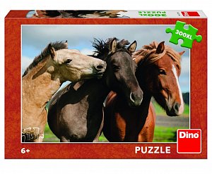 Puzzle Barevní koně 300 XL dílků