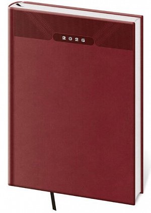Diář 2026 denní A4 Print Classic - anglická červená