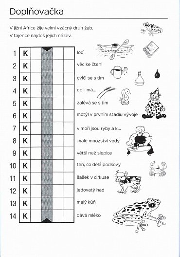 Náhled Zábavné křížovky a luštění pro šikovné děti