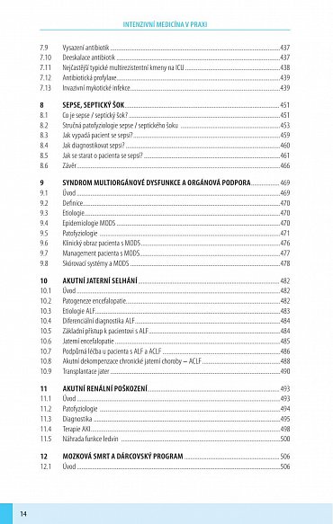 Náhled Intenzivní medicína v praxi