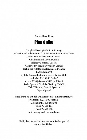 Náhled Plán úniku