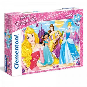 Clementoni Puzzle Maxi - Princezny, 104 dílků