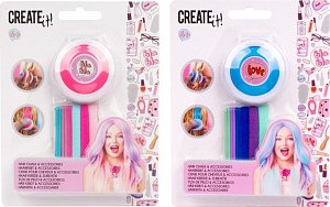 Sada barev na vlasy s gumičkami Creat it