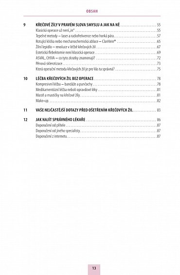 Náhled Žíly, žilky a varixy