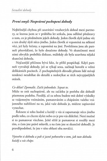 Náhled Sexuální dohody - Průvoce oživením sexuální vášně