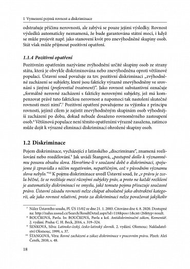 Náhled Zákaz diskriminace v pracovněprávních vztazích