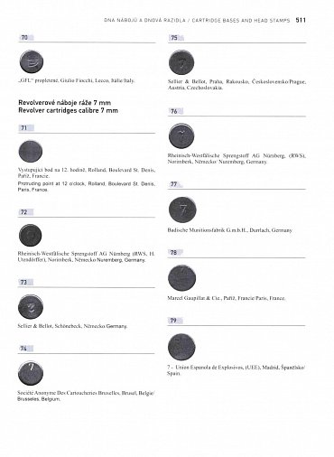 Náhled Atlas nábojů do ručních palných zbraní / Book of Small Arms Cartridges