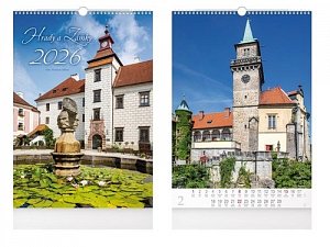 Hrady a zámky 2026 - nástěnný kalendář