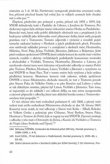 Náhled Počátky lokální železniční dopravy v severovýchodních Čechách