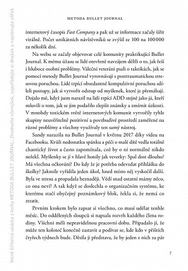 Náhled Metoda Bullet Journal - Zhodnoťte včerejšek, uspořádejte si dnešek a naplánujte zítřek