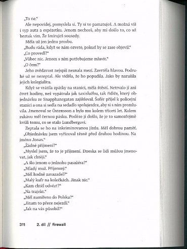 Náhled Firewall, 1.  vydání