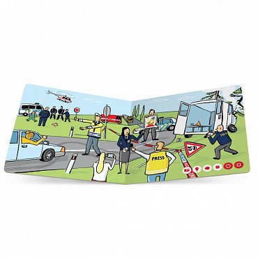 Náhled Policista - Kouzelné čtení minikniha pro nejmenší