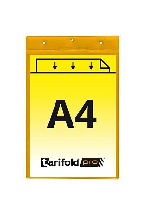 djois identifikační kapsa A4, žlutá, 10 ks