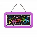 Neonová cedulka se jménem - Veronika