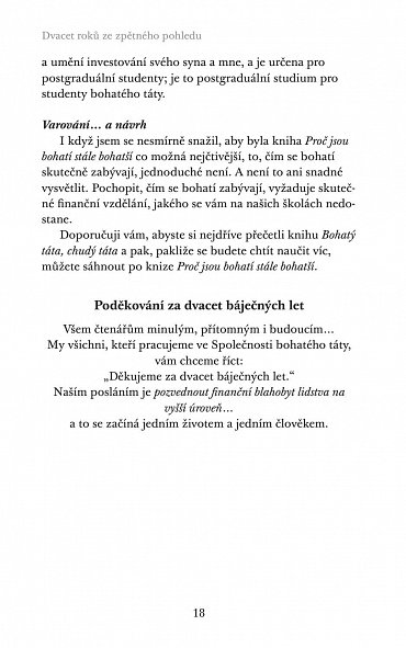 Náhled Bohatý táta, chudý táta, 2.  vydání